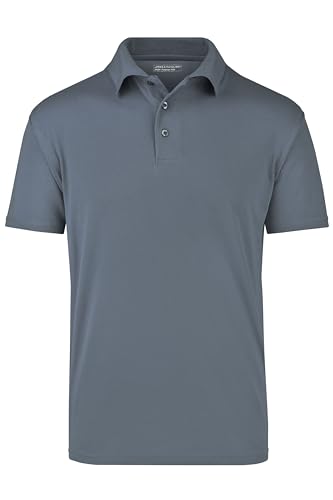 James & Nicholson Cooldry Polo - Atmungsaktives Funktions-Poloshirt für Damen und Herren | Farbe: Carbon | Grösse: XL von James & Nicholson