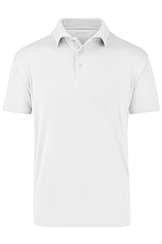 James & Nicholson Cooldry Polo - Atmungsaktives Funktions-Poloshirt für Damen und Herren | Farbe: White | Grösse: 3XL von James & Nicholson