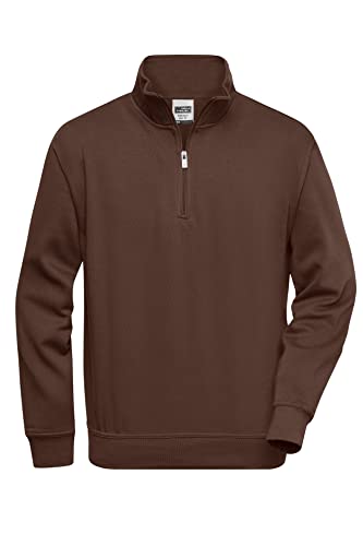 James & Nicholson Damen Basic Kapuzensweat - Leicht taillierter Kapuzenpulli mit angerauter Innenseite | Farbe: Brown | Grösse: 3XL von James & Nicholson