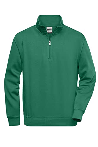 James & Nicholson Damen Basic Kapuzensweat - Leicht taillierter Kapuzenpulli mit angerauter Innenseite | Farbe: dark-green | Grösse: L von James & Nicholson