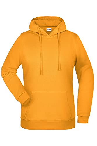 James & Nicholson Damen Basic Kapuzensweat - Leicht taillierter Kapuzenpulli mit angerauter Innenseite | Farbe: gold-yellow | Grösse: M von James & Nicholson