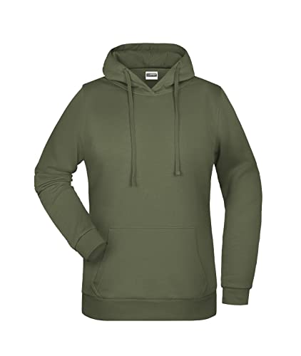 James & Nicholson Damen Basic Kapuzensweat - Leicht taillierter Kapuzenpulli mit angerauter Innenseite | Farbe: olive | Grösse: L James & Nicholson Damen Basic Kapuzensweat - Leicht taillierter Kapuzenpulli mit angerauter Innenseite | Farbe: olive | Grösse: L von James & Nicholson