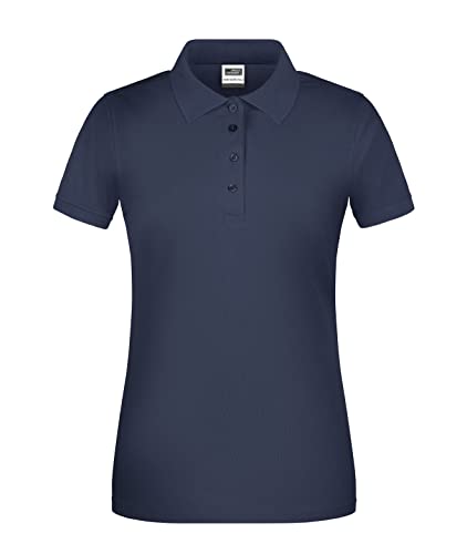 James & Nicholson Damen BIO Workwear Polo - Leicht tailliertes Poloshirt für Beruf & Freizeit | Farbe: navy | Grösse: 3XL von James & Nicholson