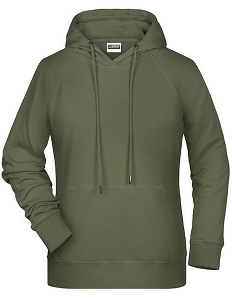 James & Nicholson Damen College Hoodie Hoody Kapuzenpullover Kapuzenpulli Meliert Melang von James & Nicholson