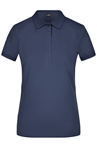 James & Nicholson Damen Elastic Piqué Polo - Tailliertes Poloshirt aus elastischem Piqué | Farbe: Navy | Grösse: M von James & Nicholson