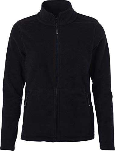 James & Nicholson - Damen Fleece Jacke mit Stehkragen im Klassischen Design (L, Navy) von James & Nicholson