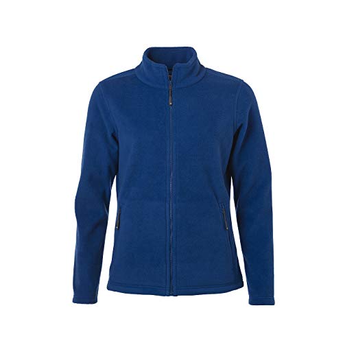 James & Nicholson - Damen Fleece Jacke mit Stehkragen im Klassischen Design (M, royal) von James & Nicholson