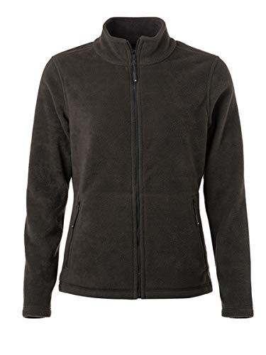 James & Nicholson Damen Fleecejacke JN781 Gr. XS, dunkelgrau von James & Nicholson