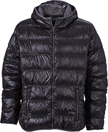 James & Nicholson Damen Jacke Jacke Ladies' Jacket schwarz (black/grey) Medium von James & Nicholson