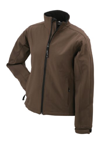 James & Nicholson Damen Jacke Softshelljacke braun (brown) Large von James & Nicholson