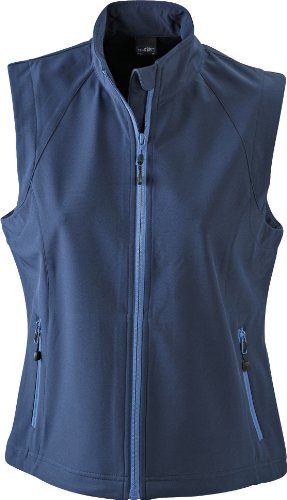 James & Nicholson Damen Jacke Softshellweste blau (navy) Large von James & Nicholson