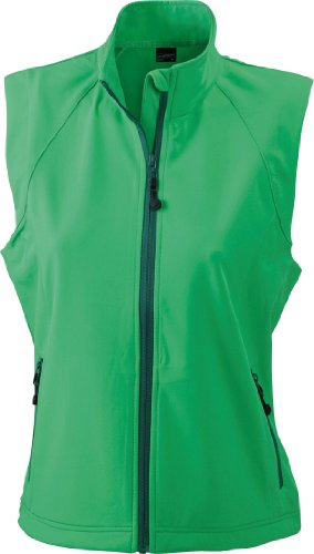 James & Nicholson Damen Jacke Softshellweste grün (green) Large von James & Nicholson