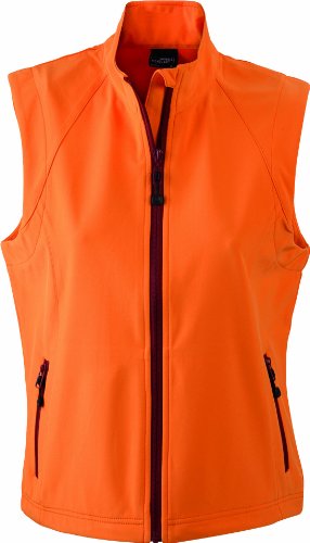 James & Nicholson Damen Jacke Softshellweste orange (orange) X-Large von James & Nicholson