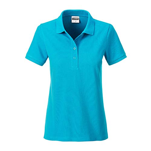 James & Nicholson - Damen Klassisches Poloshirt (M, Turquoise) von James & Nicholson