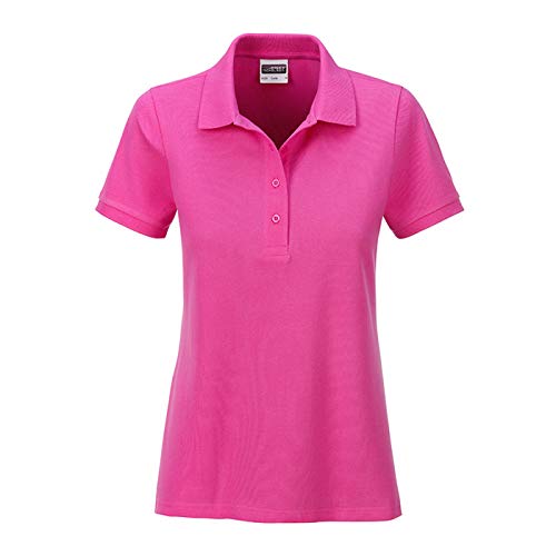 James & Nicholson - Damen Klassisches Poloshirt (M, pink) von James & Nicholson