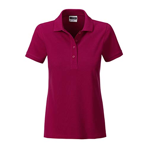 James & Nicholson - Damen Klassisches Poloshirt (M, Wine) von James & Nicholson