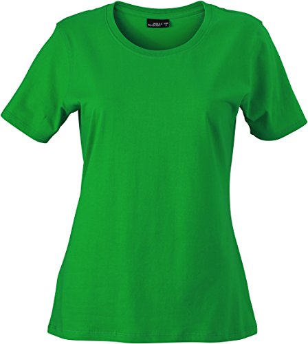 James & Nicholson Damen Ladies' Basic-T T-Shirt, Grün (Fern-Green), 36 (Herstellergröße: M) von James & Nicholson