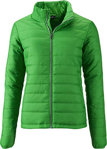 James & Nicholson Damen Ladies' Padded Jacket Jacke, Grün (Green), 34 (Herstellergröße: S) von James & Nicholson