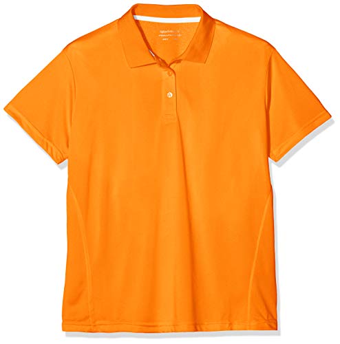 James & Nicholson Damen Ladies´ Polo Hight Performance Poloshirt, Orange (Orange), 40 (Herstellergröße: XL) von James & Nicholson