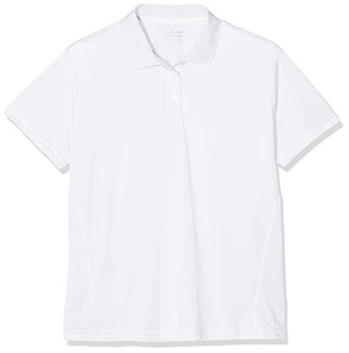 James & Nicholson Damen Ladies´ Polo Hight Performance Poloshirt, Weiß (White), 42 (Herstellergröße: XXL) von James & Nicholson