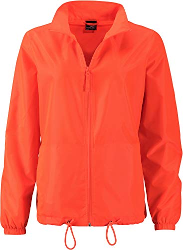 James & Nicholson Damen Ladies' Promo Jacket Jacke, Orange (Bright-Orange), 40 (Herstellergröße: XL) von James & Nicholson