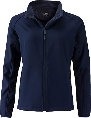 James & Nicholson Damen Ladies' Promo Softshell Jacket Jacke, Blau (Navy/Navy), 36 (Herstellergröße: M) von James & Nicholson