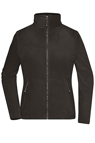 James & Nicholson Damen Microfleece Jacke - Leicht taillierte Jacke aus Anti-Pilling Microfleece | Farbe: dark-grey | Grösse: L von James & Nicholson