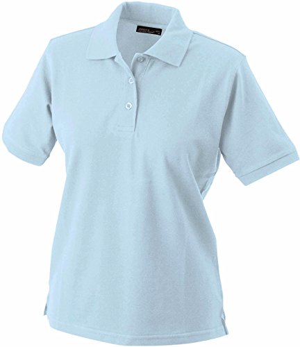 James & Nicholson Damen Ladies' Polo Poloshirt, Blau (blau Light-Blue), Medium von James & Nicholson