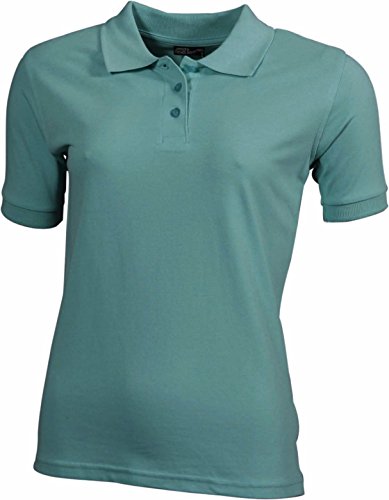 James & Nicholson Damen Ladies' Polo Poloshirt, Grün (grün Mint), Medium von James & Nicholson
