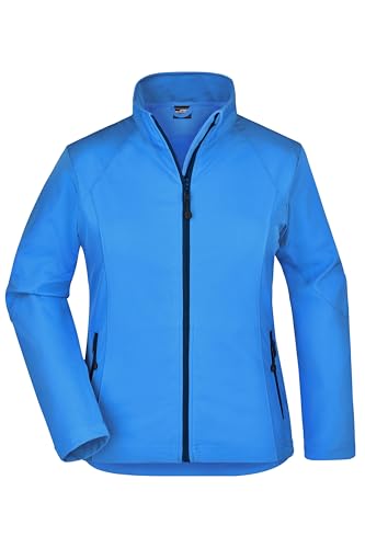 James & Nicholson Damen Softshell Jacke - Modische und sportliche Jacke aus elastischem Softshell | Farbe: azur | Grösse: S von James & Nicholson