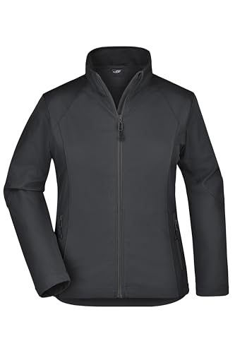 James & Nicholson Damen Softshell Jacke - Modische und sportliche Jacke aus elastischem Softshell | Farbe: black | Grösse: L von James & Nicholson