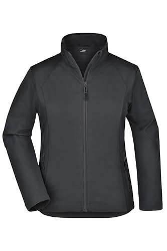 James & Nicholson Damen Softshell Jacke - Modische und sportliche Jacke aus elastischem Softshell | Farbe: black | Grösse: S von James & Nicholson