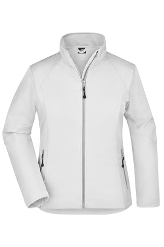 James & Nicholson Damen Softshell Jacke - Modische und sportliche Jacke aus elastischem Softshell | Farbe: off-white | Grösse: XL von James & Nicholson