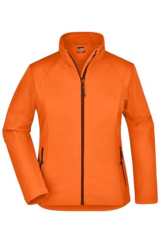 James & Nicholson Damen Softshell Jacke - Modische und sportliche Jacke aus elastischem Softshell | Farbe: orange | Grösse: S von James & Nicholson