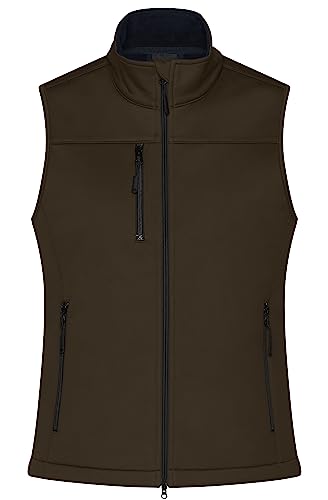 James & Nicholson Damen Softshell Weste Recycled Polyester - Leicht taillierte Softshellweste im sportlichen Look aus recyceltem Polyester | Farbe: brown | Grösse: XXL James & Nicholson Damen Softshell Weste Recycled Polyester - Leicht taillierte Softshellweste im sportlichen Look aus recyceltem Polyester | Farbe: brown | Grösse: XXL von James & Nicholson