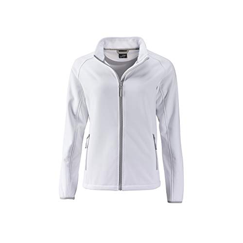 James & Nicholson - Damen Softshelljacke für Promotion und Freizeit (M, White/White) von James & Nicholson