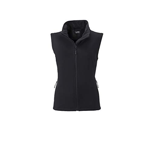 James & Nicholson - Damen Softshellweste für Promotion und Freizeit (L, Black/Black) von James & Nicholson