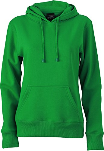 James & Nicholson Damen Sweatshirt Sweatshirt Ladies Hooded Sweat grün (Fern Green) Large von James & Nicholson