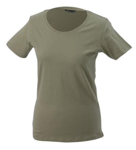 James & Nicholson Damen T-Shirt Basic Large khaki von James & Nicholson