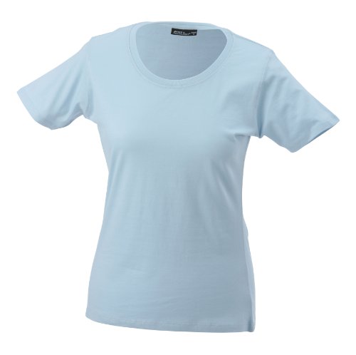 James & Nicholson Damen T-Shirt Basic Large light-blue von James & Nicholson