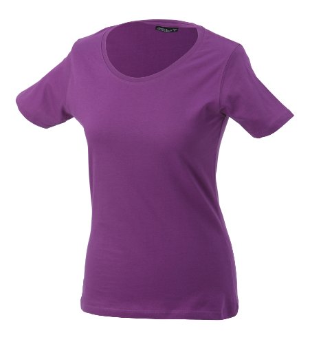 James & Nicholson Damen T-Shirt Basic XX-Large purple von James & Nicholson