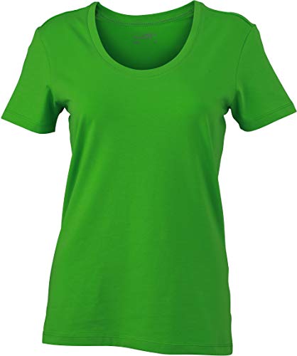 James & Nicholson Damen T-Shirt Ladies Stretch Round Medium Lime/Green von James & Nicholson