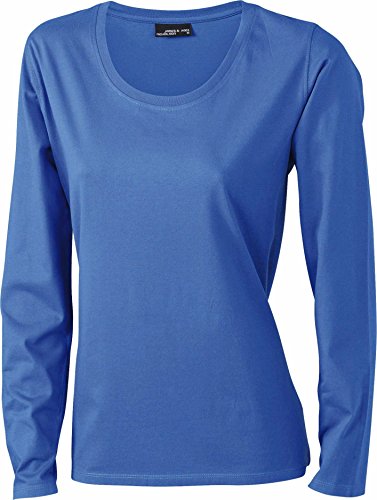 James & Nicholson Damen T-Shirt Langarmshirt Large royal von James & Nicholson