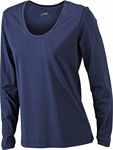 James & Nicholson Damen T-Shirt Stretch Longsleeve XX-Large navy von James & Nicholson