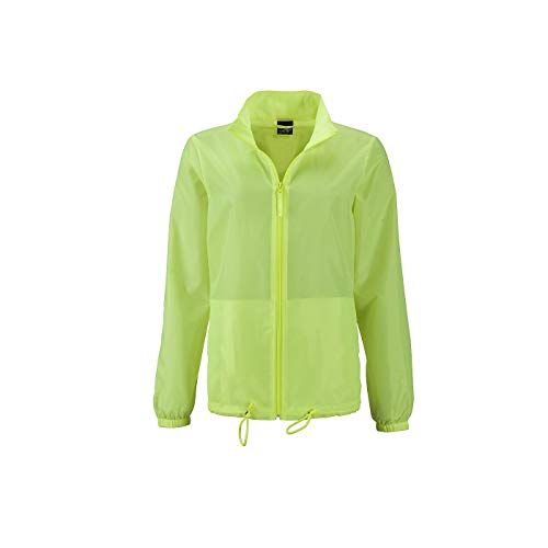 James & Nicholson - Damen Windbreaker für Promotion und Freizeit (L, Bright-Yellow) von James & Nicholson