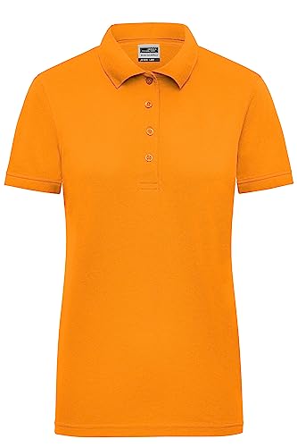 James & Nicholson Damen Workwear Polo Signal - Poloshirt in leuchtenden Farben für Freizeit und Beruf | Farbe: neon-orange | Grösse: 4XL von James & Nicholson