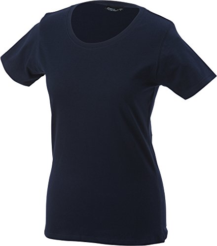 James & Nicholson Damen Workwear-T Women T-Shirt, Blau (Navy), 36 (Herstellergröße: M) von James & Nicholson