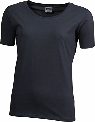 James & Nicholson Damen Workwear-T Women T-Shirt, Grau (Carbon), 40 (Herstellergröße: XL) von James & Nicholson