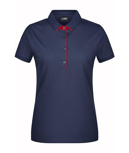 James & Nicholson Damenpolo Single Stripe - Tailliertes Poloshirt mit Kontrastelementen am Kragen | Farbe: navy/red | Grösse: XXL James & Nicholson Damenpolo Single Stripe - Tailliertes Poloshirt mit Kontrastelementen am Kragen | Farbe: navy/red | Grösse: XXL von James & Nicholson