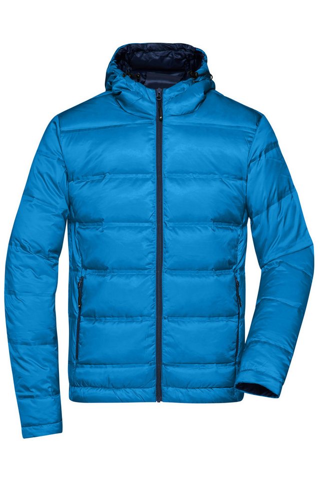 James & Nicholson Daunenjacke Sportliche Herren Daunenjacke mit Kontrast-Innenfutter JN1152 Gesteppte Daunenjacke in verschiedenen Farben von James & Nicholson